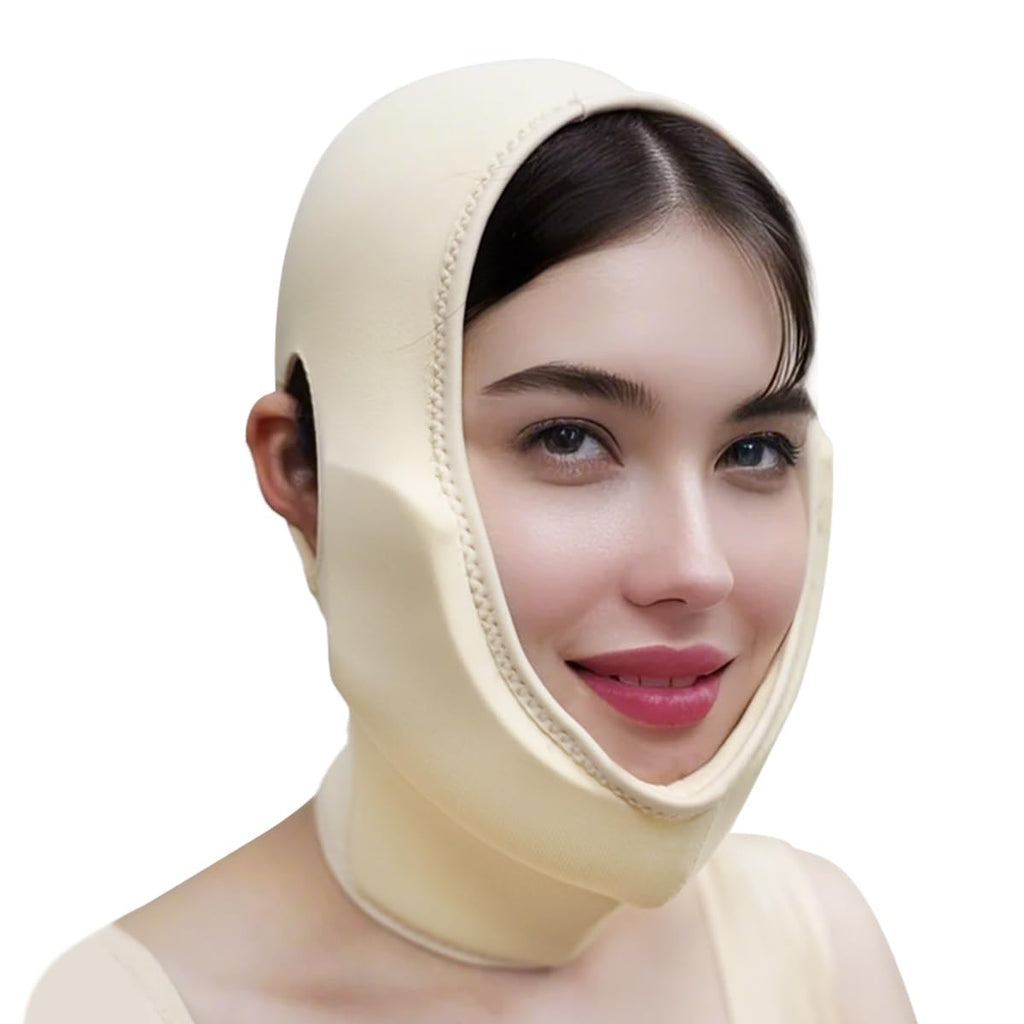 V-Line Mask Chin Up Mask V Shaped Face Mask Chin strap Thread Lifting Face Mask for Post-Surgery Skin Tightening V-Shaped Face Shaping and Double Chin Reduction