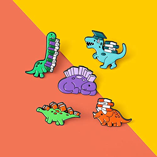 7 Cute Pins for Kids - Enamel Pins for Backpack Aesthetic Cute Pins for  Jackets Enamel Pin Sets for Bookbags, Cool Pins for Jackets, Dinosaur Lapel