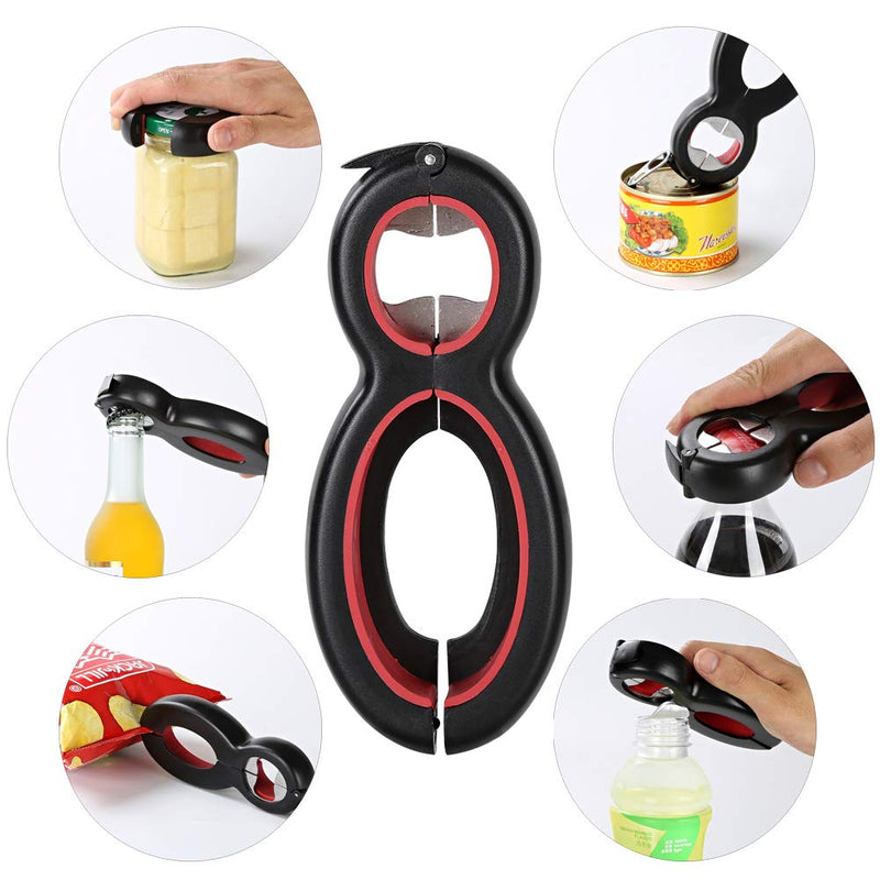 Otstar Jar Opener Bottle Opener and Can Opener for Weak hands, Seniors with  Arthritis and Anyone with Low Strength, Mutil Jar Opener Get Lids Off