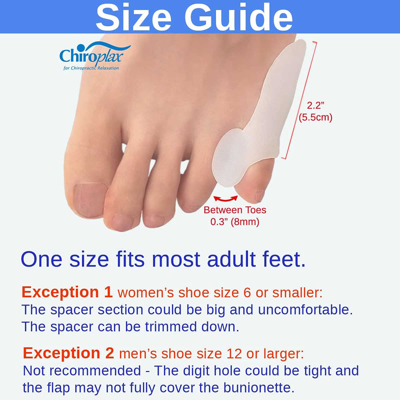 Chiroplax Tailor's Bunion Corrector Pad Straightener