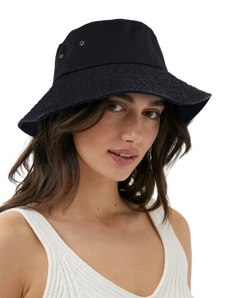Wmcaps UPF 50+ Sun Protection Hats for Men Women, Wide Brim Waterproof  Bucket Hat for Fishing, Hiking, Outdoor Work