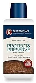 Guardsman Leather Care Bundle: Leather Cleaner and Leather Protector