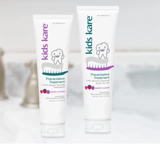 [Australia] - Kids Kare 0.4% Stannous Fluoride Brush-On Gel; Berry Flavor; 4.3 oz. - 1 Pack 4.3 Fl Oz (Pack of 1) 