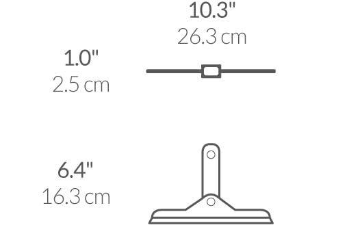 [Australia] - simplehuman Foldaway Squeegee, Stainless Steel 