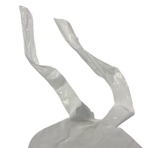 [Australia] - Crab Bib & Wet Wipe Bundle- 25 Disposable Bibs and 25 Moist Towelettes for Crawfish Boil, Seafood Fest, or Home Dinner Party White/Red 