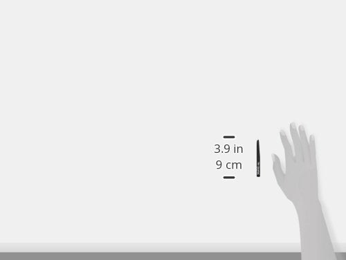 The BrowGal – Professional Hand-Made Slant Tweezer – Exclusive for Eyebrows Facial Hair, Ingrown Hair Removal & Blackhead - Handy & Portable Tool, Easily Grip with Safety, Anti-rust – 3.9 In, Black