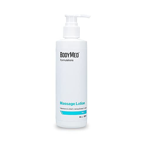 [Australia] - BodyMed Formulations Massage Lotion, 8 oz. – Fragrance-Free, All-Natural Lotion for Massage Therapy – Formulated with Arnica Extract & Jojoba – Non-Staining, Hypoallergenic & Paraben Free 8 Fl Oz (Pack of 1) 