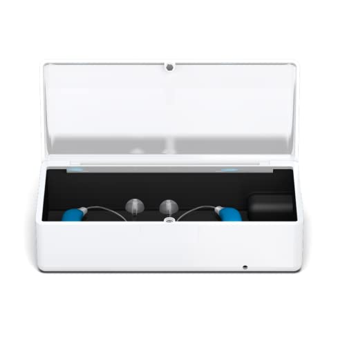 Audinell PerfectDry Electronic Hearing Aid Drying Box - Spacious Size - Dehumidifier and Hearing Aid Dryer - Eliminates Sweat and Moisture - With Temperature Control