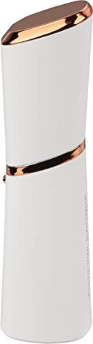[Australia] - Elle Painless Hair Remover - Built-in LED Light, Removes Lip, Chin, and Cheek Hair, Suitable for All Skin Types (White) 