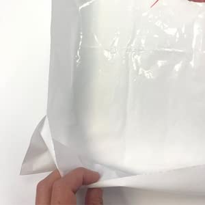 [Australia] - Crab Bib & Wet Wipe Bundle- 25 Disposable Bibs and 25 Moist Towelettes for Crawfish Boil, Seafood Fest, or Home Dinner Party White/Red 
