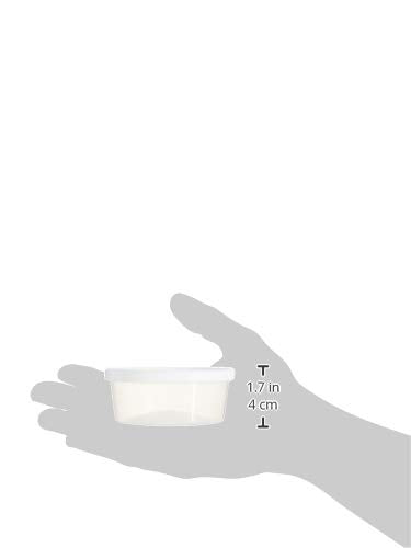 [Australia] - Sammons Preston 56417 Putty Containers for 4 or 6 Ounces of Therapy Putty, Pack of 10 6 oz. 