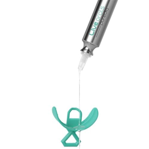 [Australia] - Live Orals PureDia Teeth Whitening Kit - Gel & Mouthpiece Set, Hydrogen Peroxide, Dentist Formulated for Sensitive Teeth, 28 Treatments. 