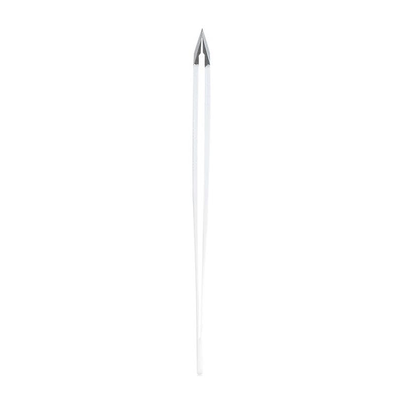 Rubis Classic Tweezers Slant Tips Satin White