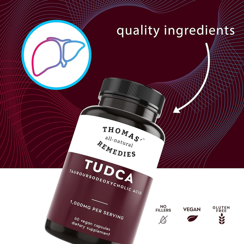 [Australia] - Tudca Capsules 500mg Tudca & Vegan HPMC Capsule 