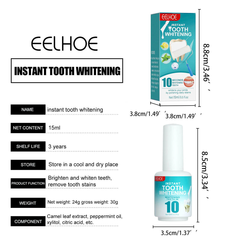 [Australia] - Tooth Paint, Instant Teeth Whitening Paint, Simple & Quick White Paint for Teeth, Safe, Gentle & Long-Lasting, Regain your confident smile Blue-Tooth Paint 