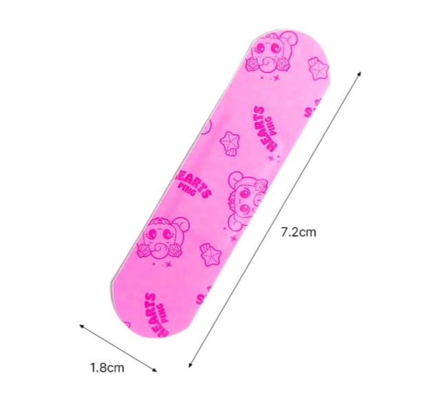 [Australia] - Catch! Teenieping Hachuping Character Bandages, 64 Count (4 Packs), Cute Pink Bandaids, Adhesive Bandages, Plasters, Cartoon Strip, 70mm x 20mm, ÌïòÏ∏ÑÌïë, Ìã∞ÎãàÌïë 