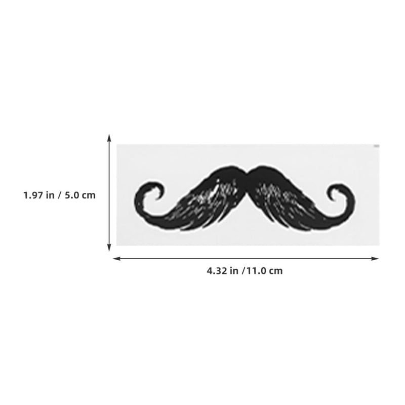 [Australia] - minkissy Nose Wax Kit 100 Pieces Nose Hair Removal Waxing Mustache Beard Guard Artificial Wax Mustache Protective Sticker for Men Style A 1 Piece (Pack of 1) 