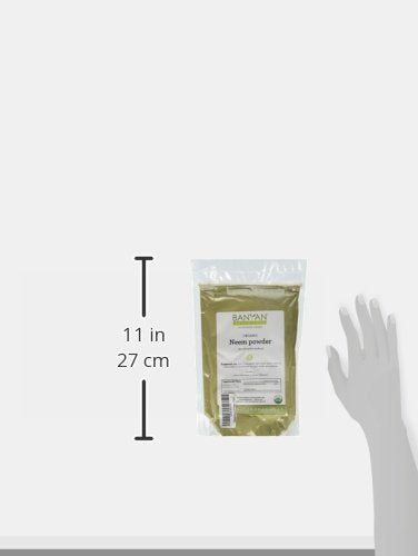 [Australia] - Banyan Botanicals Neem Powder - Organic Azadirachta Indica - Purifying Ayurvedic Herb for Healthy Skin & Blood* – 1 lb. – Fair for Life Sustainably Sourced Non-GMO Vegan 1 Pound (Pack of 1) 