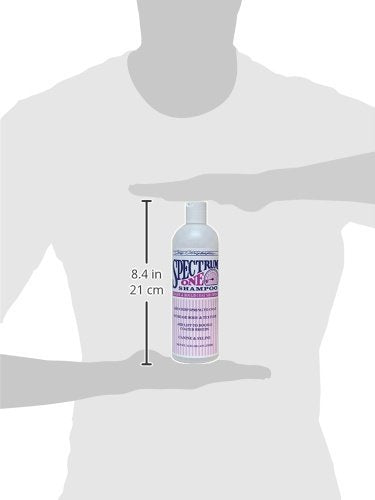 Chris Christensen Spectrum One Dog Shampoo, Coarse and Rough Coat, Groom Like a Professional, Maintain Crisp Texture, Will Not Dry Out Coat or Skin, Made in The USA, 16 oz 16 Ounce - PawsPlanet Australia