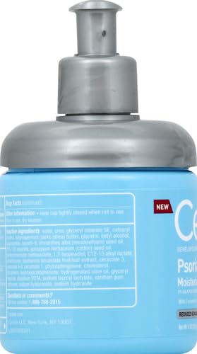CeraVe Psoriasis Cream, Salicylic Acid Moisturizing Dry Skin Treatment, 8oz | Medicated Skin Care Formula with Urea, Lactic Acid, and Niacinamide Gently Exfoliates To Relieve Scaling and Itchy Skin 8 Ounce (Pack of 1)
