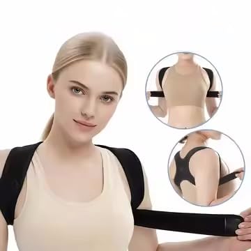 ISMA Posture Corrector Adjustable Back Brace Spine Support Shoulder Pain Relief Upper Back Alignment Comfort Men Women Therapy Brace