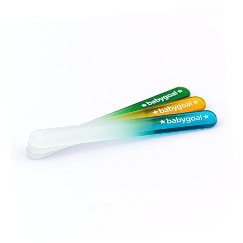 [Australia] - Babygoal Baby Nail Files 3 Pack,Newborn Nail Files with a Pouch,Genuine Czech Float Glass, Gift for Newborns,Toddlers,Infant, Babies &Young Children 3NF02 3nf02-us 