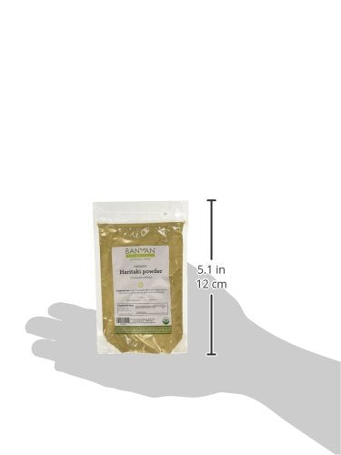 [Australia] - Banyan Botanicals Haritaki Powder – Certified Organic, 1 Pound – Terminalia chebula – for Detoxification & Rejuvenation* – Organic, Vegan, Non-GMO, Gluten Free, Certified Fair for Life Fair Trade 1 Pound (Pack of 1) 