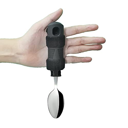 Easy Grip Cutlery Adult Spoon Fork Holder Belt Adjustable Disability Aids Arthritis Hands Aids Comfort Grips Shaky Hands Cutlery for Men Women