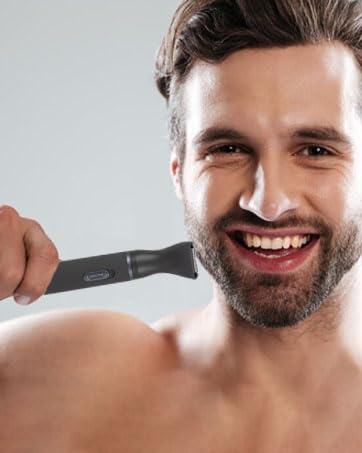 [Australia] - Nose and Ear Hair Trimmer for Men, Rechargeable 3 in 1 Hair Trimmers for Nose Ear Eyebrow & Body Detail Hair Removal, No Pull No Snag Men's Grooming with High Speed, 3 Heads 3in1-3 Heads 