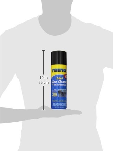 [Australia] - Rain-X 5080233 2-In-1 Glass Cleaner Plus Rain Repellent, 18 Ounce , BLUE 1.13 Pound (Pack of 1) 