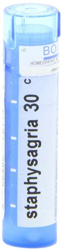 Boiron Staphysagria 30C, 80 Pellets, Homeopathic Medicine for Surgical Wounds 80 Count (Pack of 1)