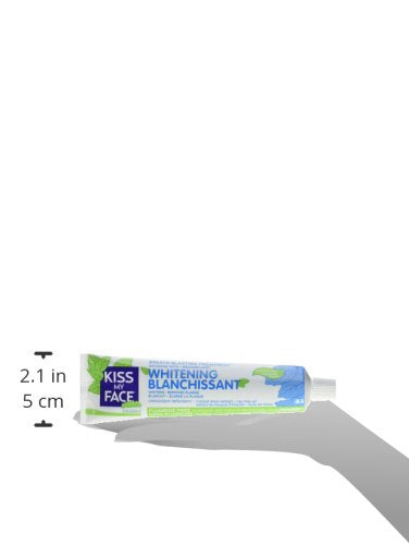 [Australia] - Kiss My Face Gel Teeth Whitening Fluoride Free Toothpaste (Pack of 3), Tea Tree, 13.5 Ounce (2434503EAF) Whitening,Fluoride Free 4.5 Ounce (Pack of 3) 