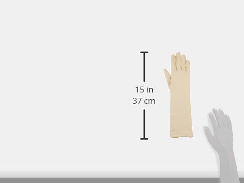 Rolyan Forearm Length Right Compression Glove, Full Finger Compression Sleeve to Control Edema and Swelling, Water Retention, and Vericose Veins, Covers Fingers to Forearm on Right Arm, Small