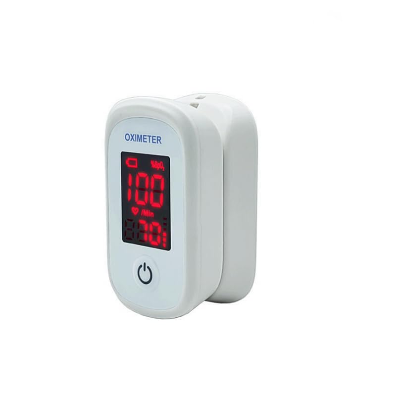Fingertip Pulse Oximeter - Accurate Blood Oxygen Monitor (SPO2) & Heart Rate Monitor With Anti Motion Interference -Suitable for home/outdoor use