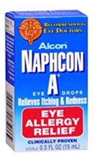 Alcon Naphcon-A Allergy Relief Eye Drops .5 oz. (3-Pack)