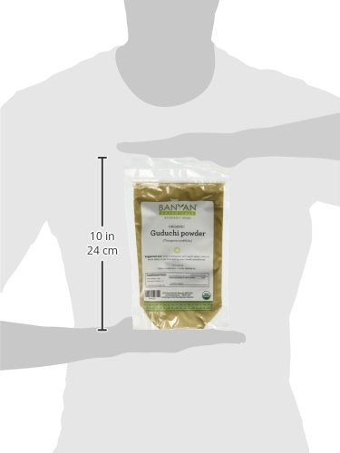 [Australia] - Banyan Botanicals Guduchi Powder – Organic Guduchi Stem Powder (Tinospora Cordifolia) – Supports Healthy Liver Function & Healthy Immune Response* – 1/2 lb. – Non-GMO Sustainably Sourced Vegan 8 Ounce (Pack of 1) 