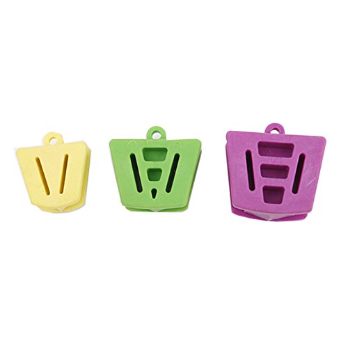 Angzhili Dental Mouth Prop Plastic Dental Bite Block Orthodontic Bite Blocks Dentistry Accessories (3 Pcs/Set)