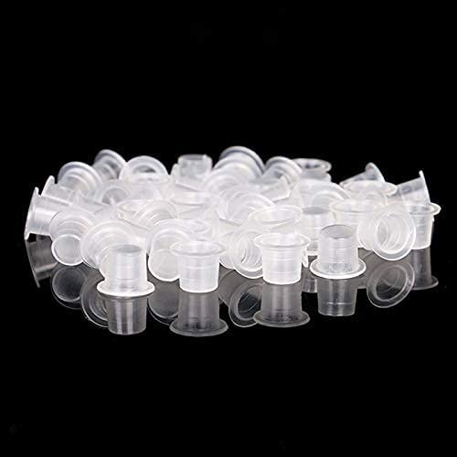 [Australia] - 300pcs Tattoo Ink Caps with 2 Cups Holders - Moricher 100 Small 100 Medium 100 Large Tattoo Ink Cups +2 Cups Holders for Tattoo Ink Permanent Makeup Container Cap Tattoo Accessory 