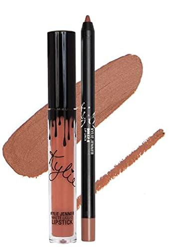 [Australia] - Kylie Jenner Lip Kit like Gloss Matte Liquid Lipsticks Sets With Matte Lipgloss & Lipliner Kylie Jenner Lipstick Kylie Lip Kit (Dolce K) 