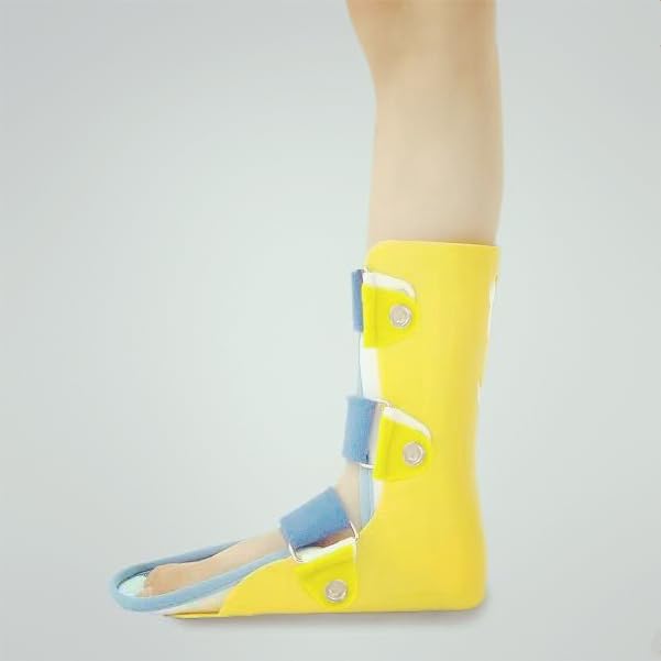 [Australia] - Pediatric AFO Kids Ankle Foot Brace Drop Foot Splint for Child Toddler Ankle Foot Orthosis Night Splint (Right Foot, Large) Right Foot 