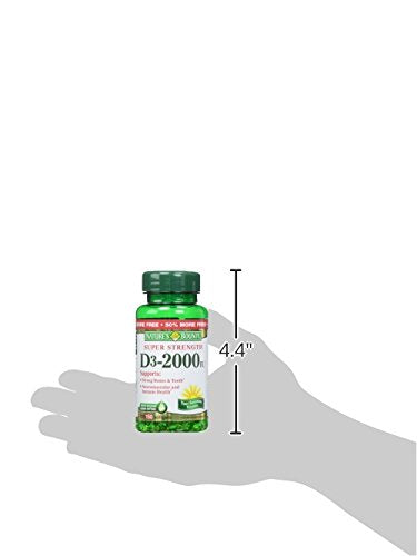 Nature's Bounty, D 2000 Iu Softgels, 150 Count Unflavored 150 Count (Pack of 1)