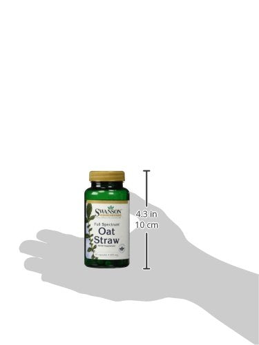 Swanson Full Spectrum Oat Straw 400 mg, 60 Capsules | A Traditional Health Tonic Providing a Plant-Based Energy Boost that Delivers a Full Bounty of Vitamins and Minerals