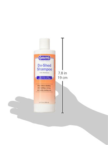 Davis De-Shed Pet Shampoo, 12 oz; Reduces Shedding and removes Undercoat - PawsPlanet Australia
