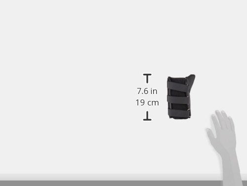 Rolyan Workhard Wrist and Thumb Spica Splint, Wrist Brace for Carpal Tunnel, Wrist Brace for Tendonitis, Thumb Stabilizer for CMC & MC, Wrist Splint, Thumb Brace, Wrist Spica, Right Hand, Small Left Hand