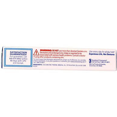 Fixodent Free Denture Adhesive Cream 2.40 oz (Pack of 4) 2.4 Ounce (Pack of 4)