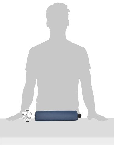 [Australia] - EarthLite Neck Pillow – Durable Massage Bolster, 100% PU Upholstery incl. Strap Handle/Professional Quality/Back Pain Relief, Mystic Blue 3Lx6Wx13H 
