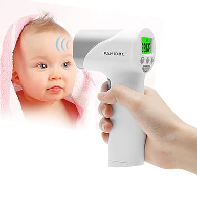 Medical Grade Heavy Duty Touchless Infrared Forehead Thermometer, for Adults & Baby Thermometer Gun, Instant Results