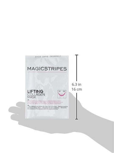 MAGICSTRIPES Lifting Collagen Mask - V Line Mask, Double Chin Reducer Lifting Face Mask, V Shape Slimming Facial Mask (BOX - 5 Masks) BOX - 5 Masks