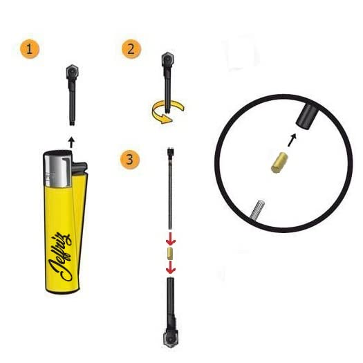[Australia] - Lighter Flint Pack of 50 X Universal Refills Compatible with Zippo and Clipper 