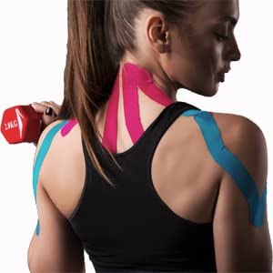 [Australia] - Kinesiology Tape Pro Athletic Sports (3 Rolls,60 Precut Strips) Waterproof Breathable Latex Free Tape for Ankle Wrists Knees Elastic Running Tennis Swimming Football Sports Activities Tapes (Black) 3 pack Black 